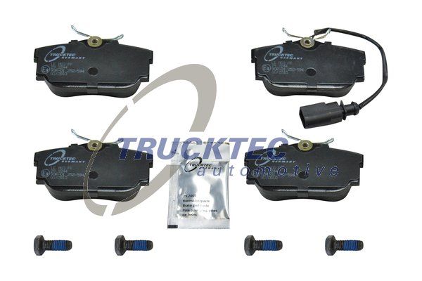 TRUCKTEC AUTOMOTIVE Комплект тормозных колодок, дисковый тормоз 07.35.142